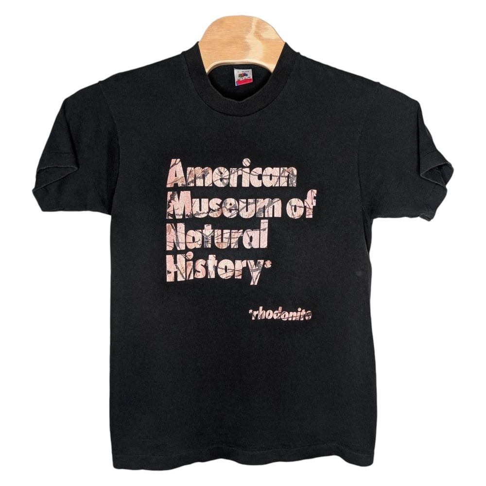 Vintage American Museum of Natural History Rhodonite T Shirt Large Single Stitch